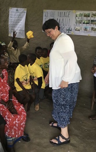 Laurie Dickerson in Uganda